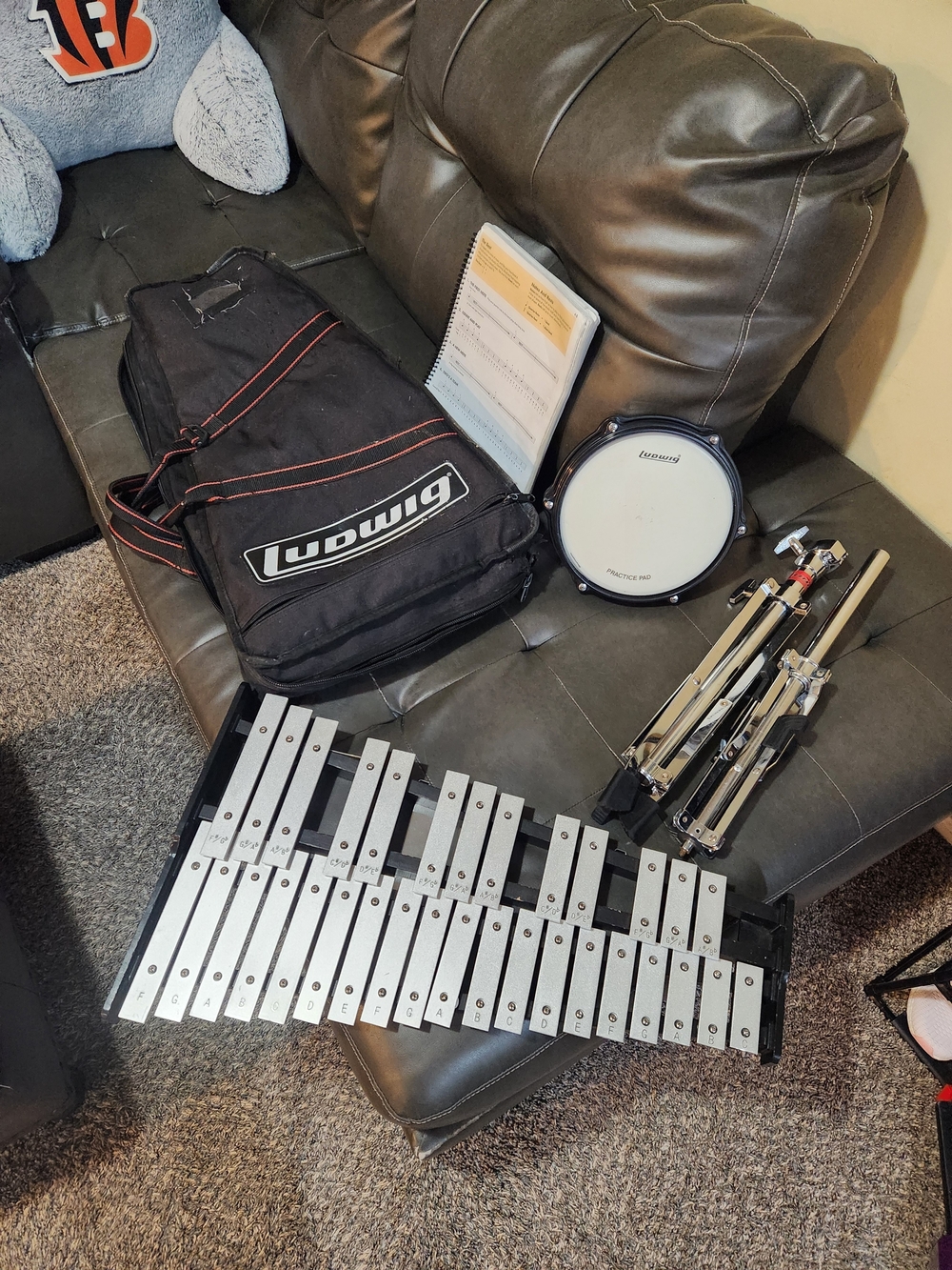 Ludwig Xylophone Set Up